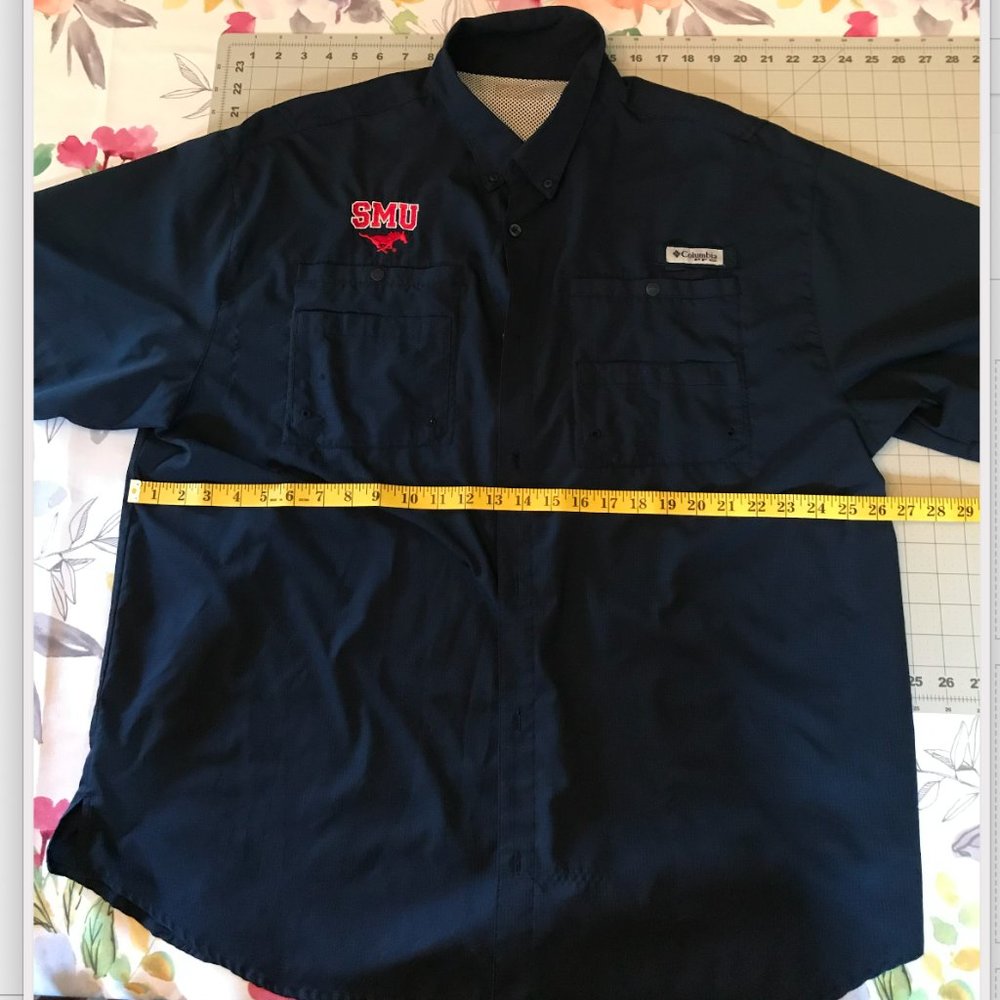 Mens SMU Colombia PFG Fishing Shirt XXL - Picture 2 of 3